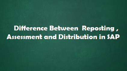 What is Reposting, Distribution and Assessment – The difference between these three?