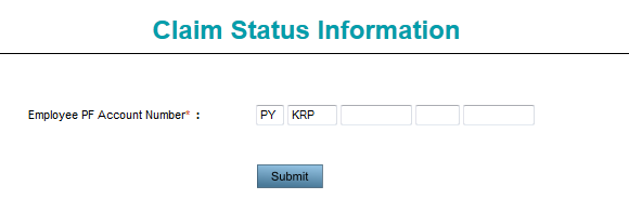 EPF Claim Status online – Employee Provident Fund Claim Status Online